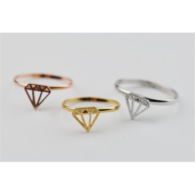 Nastavljivi prstani - diamant